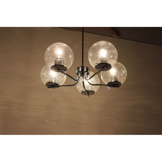 Image 1 of Vintage kroonluchter in chroom