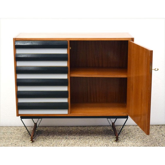 Image 1 of Italiaans vintage highboard met laden, jaren 1960