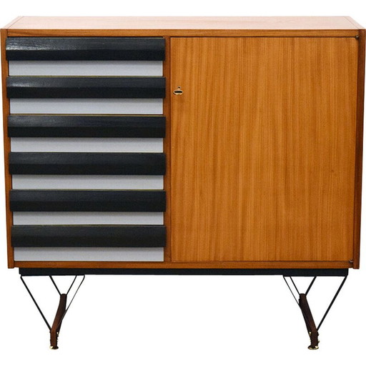 Italiaans vintage highboard met laden, jaren 1960