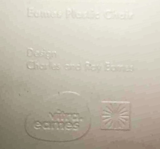 Image 1 of 2x Vitra RE DSR Eames Plastic Chair