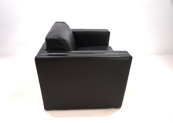 Image 1 of Knoll Studio Line leren fauteuil van Jürgen Lange, 1970