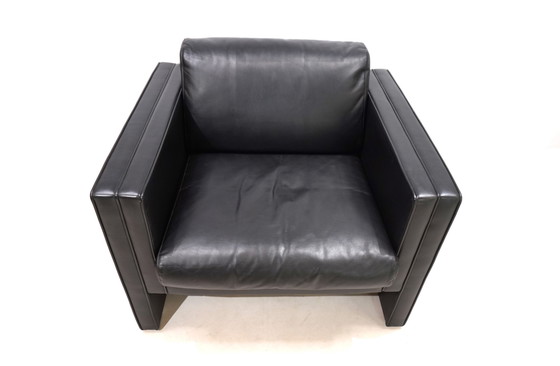 Image 1 of Knoll Studio Line leren fauteuil van Jürgen Lange, 1970