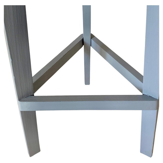 Image 1 of 1X Grote Vintage Houten Voetstuk, Italië 1950S