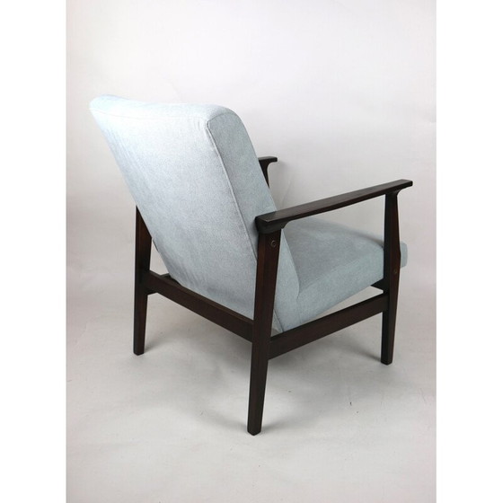 Image 1 of Vintage lichtblauwe fauteuil 1970