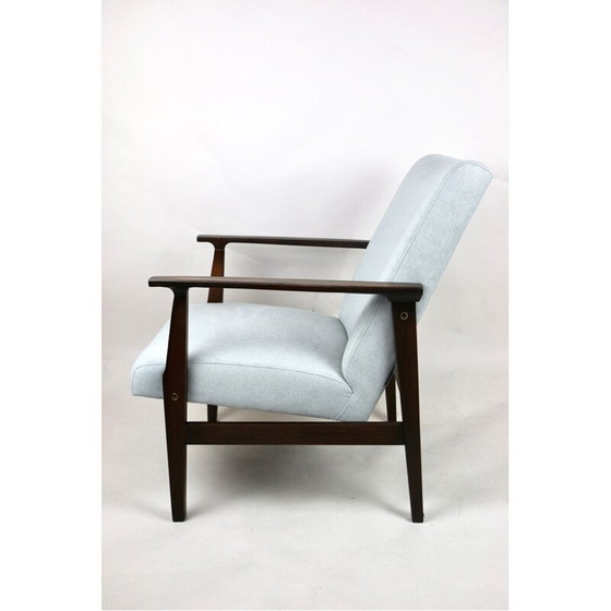 Image 1 of Vintage lichtblauwe fauteuil 1970