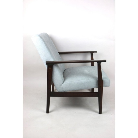 Image 1 of Vintage lichtblauwe fauteuil 1970