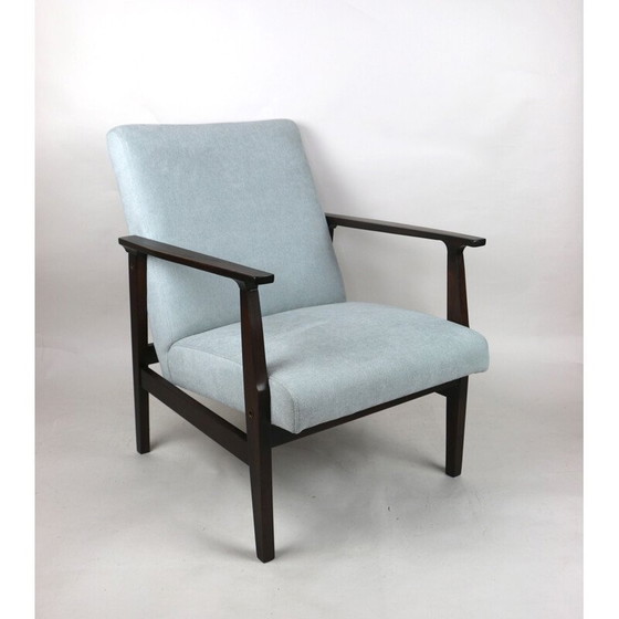 Image 1 of Vintage lichtblauwe fauteuil 1970