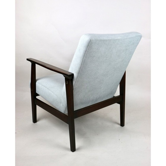 Image 1 of Vintage lichtblauwe fauteuil 1970