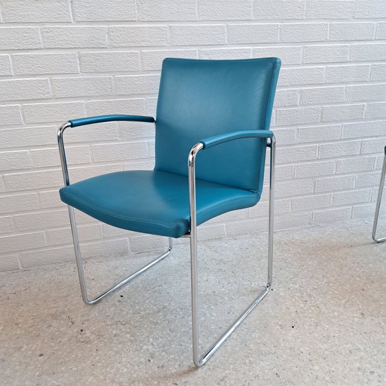 Image 1 of Leolux Talos set van 6 eetkamerstoelen