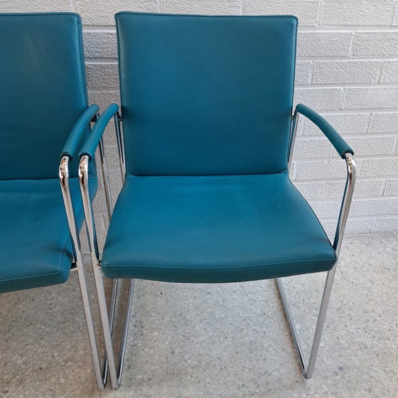 Image 1 of Leolux Talos set van 6 eetkamerstoelen