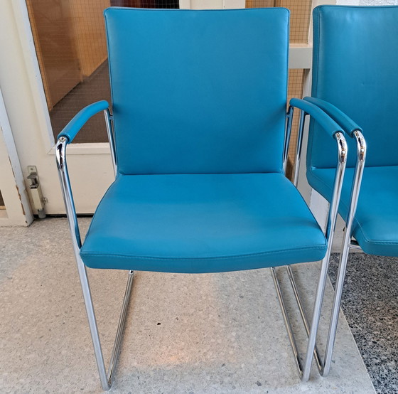 Image 1 of Leolux Talos set van 6 eetkamerstoelen