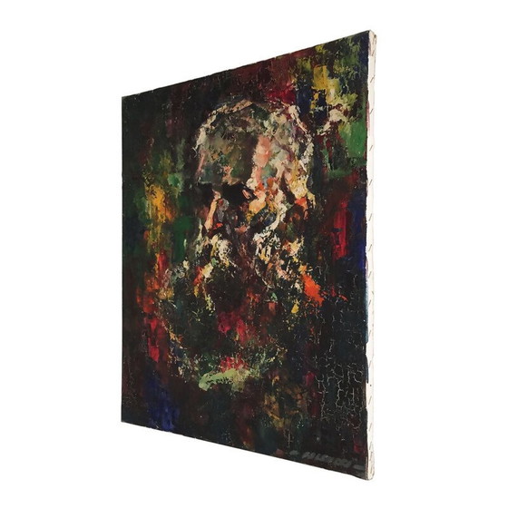 Image 1 of Vintage portretschilderij door Robert Falcucci