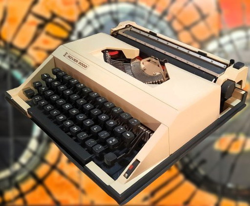 Vintage Werkende Typemachine Rover 2000