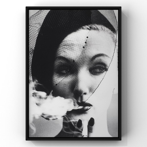 1X William Klein - Smoke And Veil (Vogue), Parijs, 1958