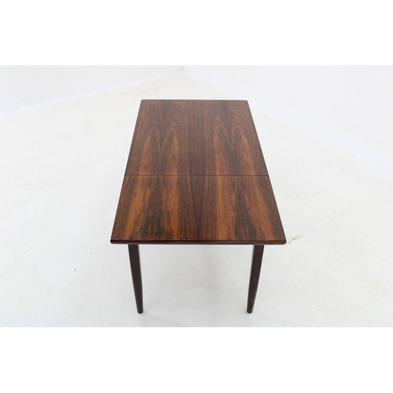 Image 1 of Vintage opvouwbare naaitafel door Johannes Andersen Palisander voor Silkeborg, Denemarken 1960