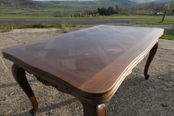 Image 1 of Italiaanse regententafel met verlengstukken