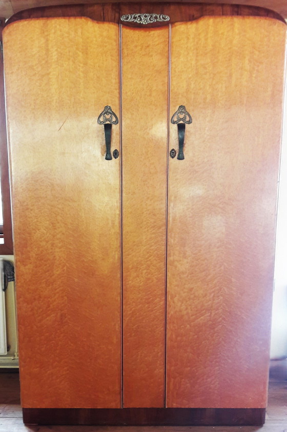 Image 1 of Art Deco Closet Wardrobe Vintage