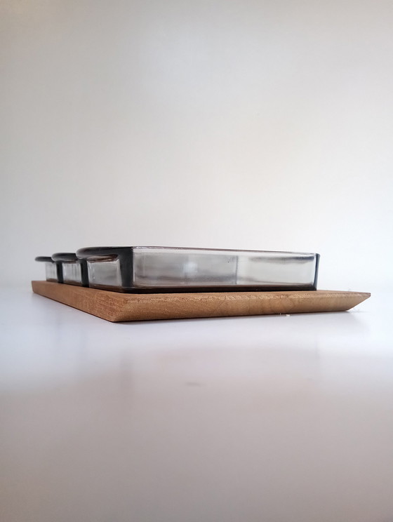 Image 1 of Twee Vintage Holmegaard Snacktrays, Denmark