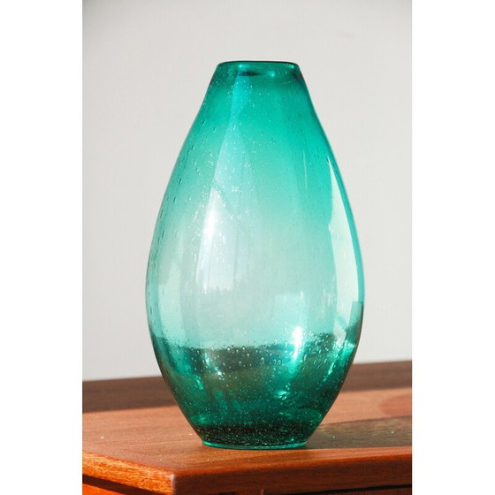 Image 1 of Vintage turquoise vaas