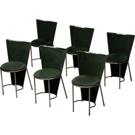 Image 1 of Vintage eetkamerstoelen door Frans Van Praet, België 1990