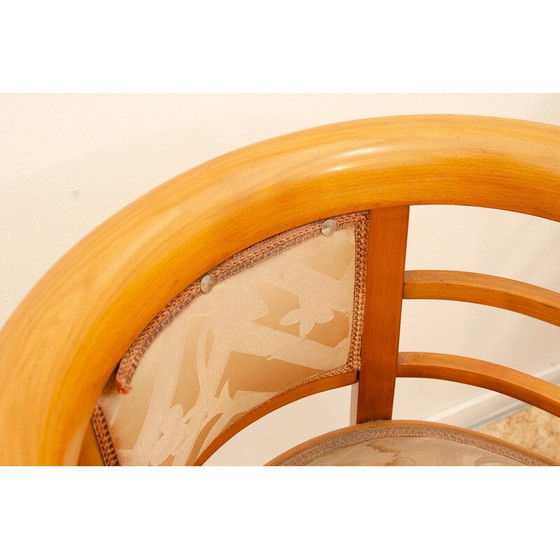 Image 1 of Paar vintage gebogen houten fauteuils, Oostenrijk 1920
