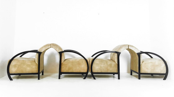 Image 1 of 4 Vintage fauteuils uit Frankrijk.