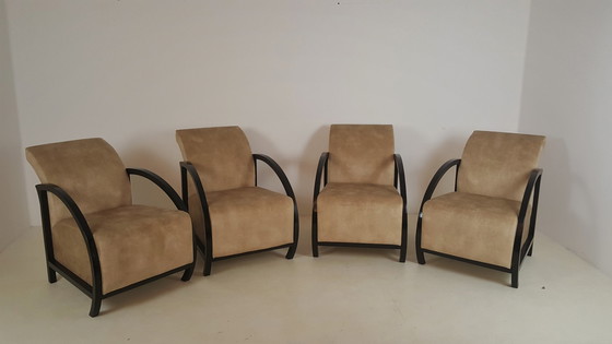 Image 1 of 4 Vintage fauteuils uit Frankrijk.