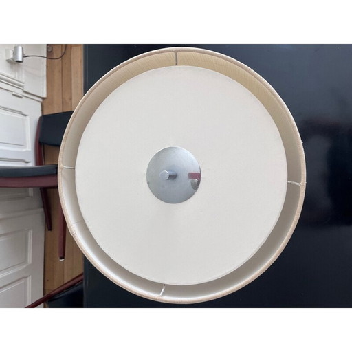 Paar vintage chromen lampen van Frank Bentler voor Wila, Duitsland 1970