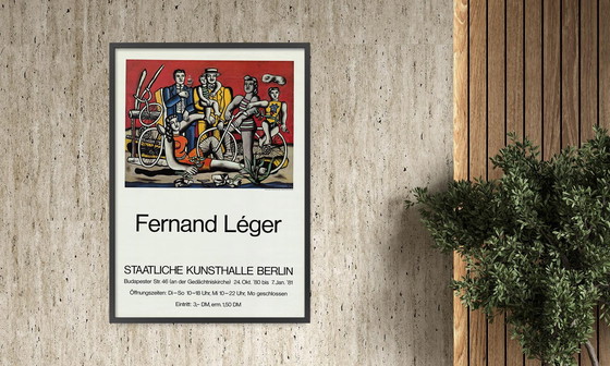 Image 1 of Tentoonstellingsaffiche: Leger, Fernand: De rest op een rode grond