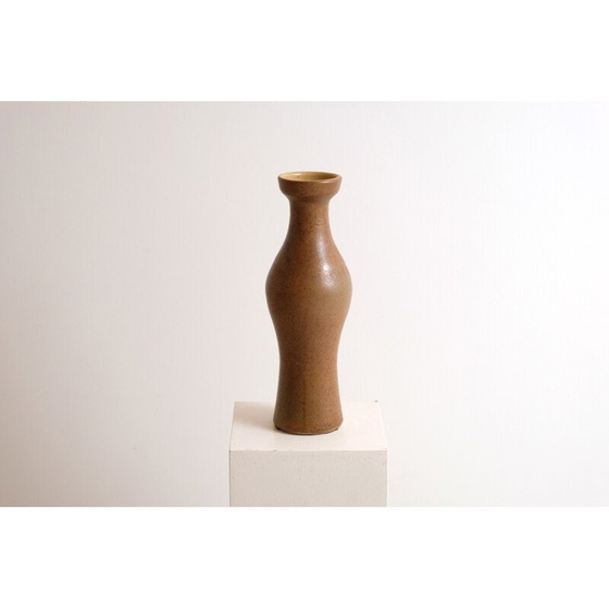 Image 1 of Vintage bruine vaas, 1970