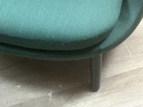 Image 1 of Fritz Hansen Fri Chair groen gemêleerd