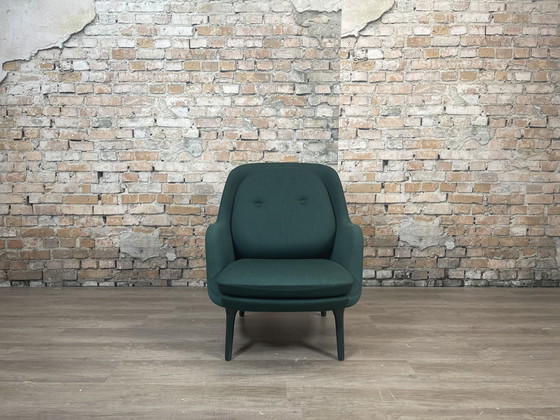 Image 1 of Fritz Hansen Fri Chair groen gemêleerd