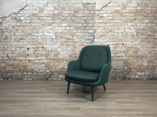 Fritz Hansen Fri Chair groen gemêleerd