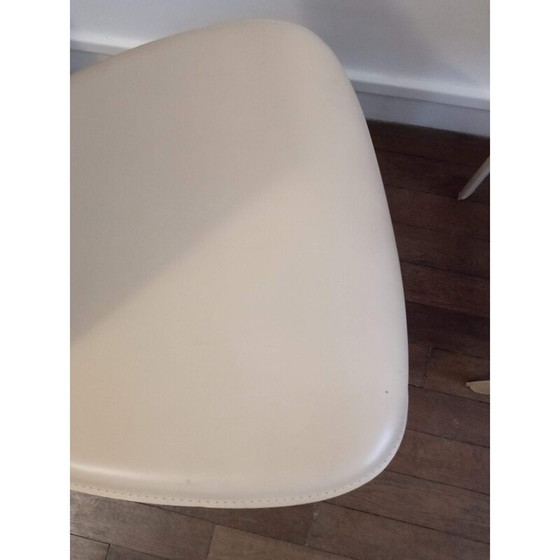 Image 1 of Paar vintage leren stoelen, Italië 1970