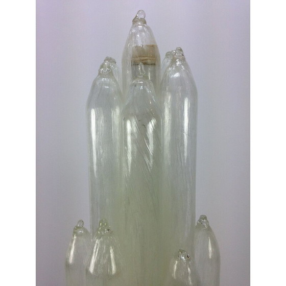 Image 1 of Italiaanse vintage Mazzega Murano glazen vloerlamp van Carlo Nason, Italië 1960-1970