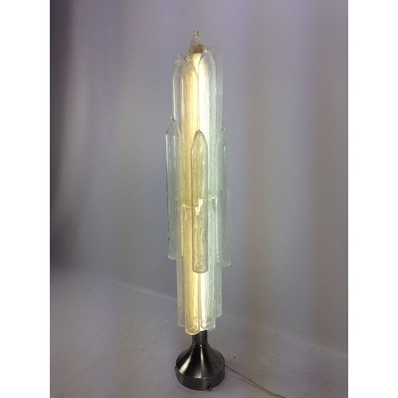 Image 1 of Italiaanse vintage Mazzega Murano glazen vloerlamp van Carlo Nason, Italië 1960-1970