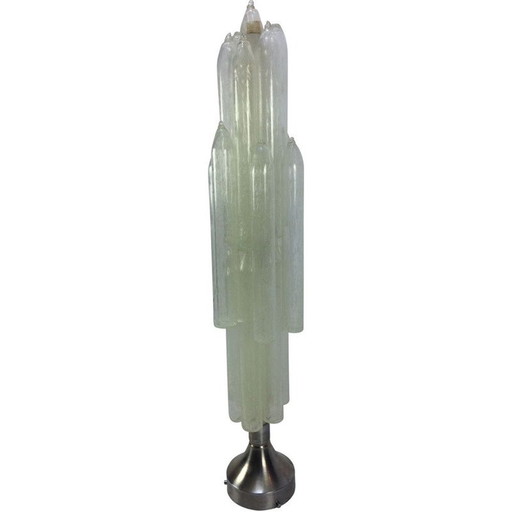 Italiaanse vintage Mazzega Murano glazen vloerlamp van Carlo Nason, Italië 1960-1970