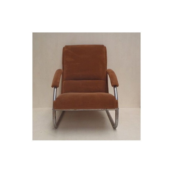 Image 1 of Fauteuil Vintage verstelbaar relax Mücke Merder Tsjecho-Slowakije 1930