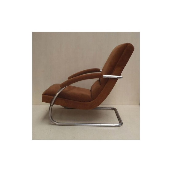 Image 1 of Fauteuil Vintage verstelbaar relax Mücke Merder Tsjecho-Slowakije 1930