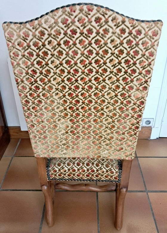 Image 1 of Zes Franse Schapenbot Eetkamerstoelen