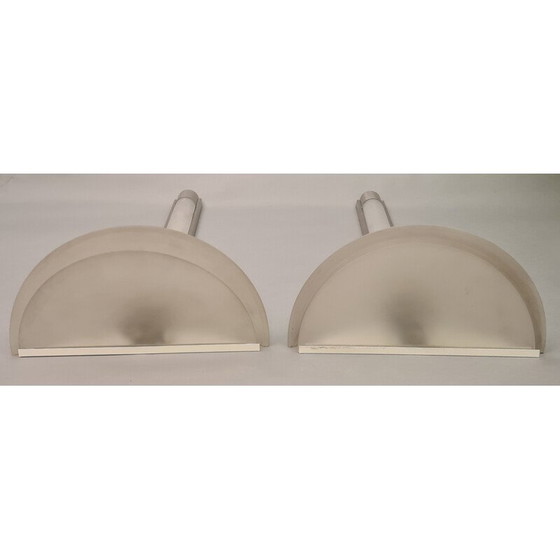 Image 1 of Paar vintage glazen wandlampen van Ricardo Bofill voor Light