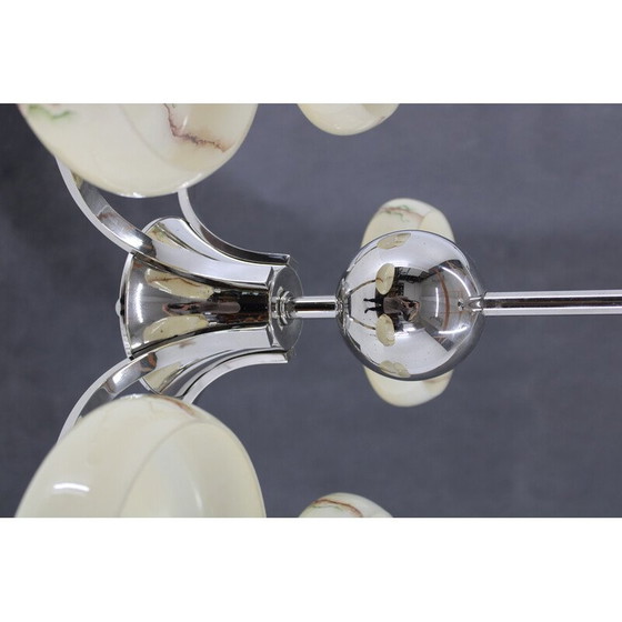 Image 1 of Vintage Art Deco hanglamp, Tsjecho-Slowakije jaren 1930