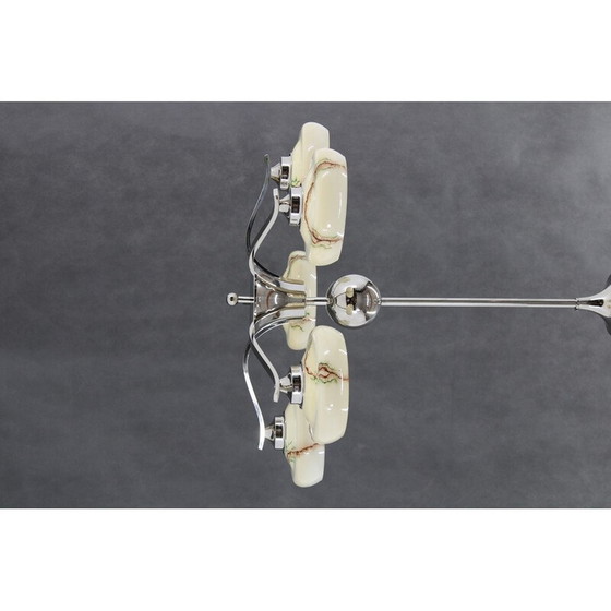 Image 1 of Vintage Art Deco hanglamp, Tsjecho-Slowakije jaren 1930