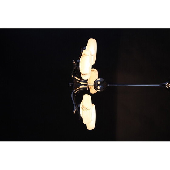 Image 1 of Vintage Art Deco hanglamp, Tsjecho-Slowakije jaren 1930