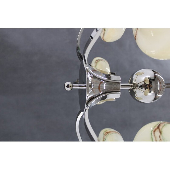 Image 1 of Vintage Art Deco hanglamp, Tsjecho-Slowakije jaren 1930