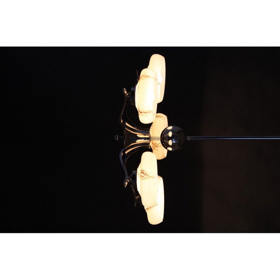 Image 1 of Vintage Art Deco hanglamp, Tsjecho-Slowakije jaren 1930