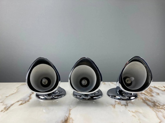 Image 1 of Wandlamp (1 Van 3), Art Deco, Post Modern, Minimalistisch, Luxe Verlichting, Jorge Pensi, Aluminium, Magnesium, Vintage