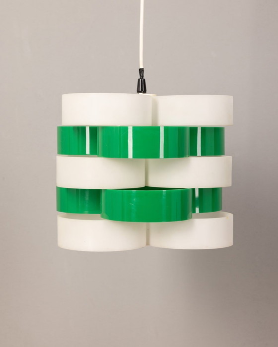Image 1 of Vintage kroonluchter in kunststof van Stilux Milano, jaren 1960