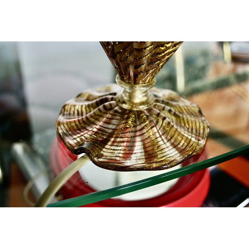 Vintage tafellamp voor Barovier en Toso, Italië 1960
