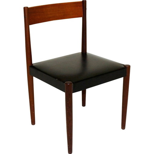 Vintage teakhouten stoel, Frem Røjle, Denemarken 1960